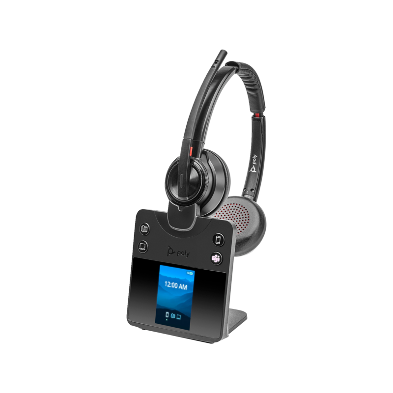 Bezdrátová sluchátka přes uši Poly Savi 8420-M MS Office (8L5B3AA#ABB)