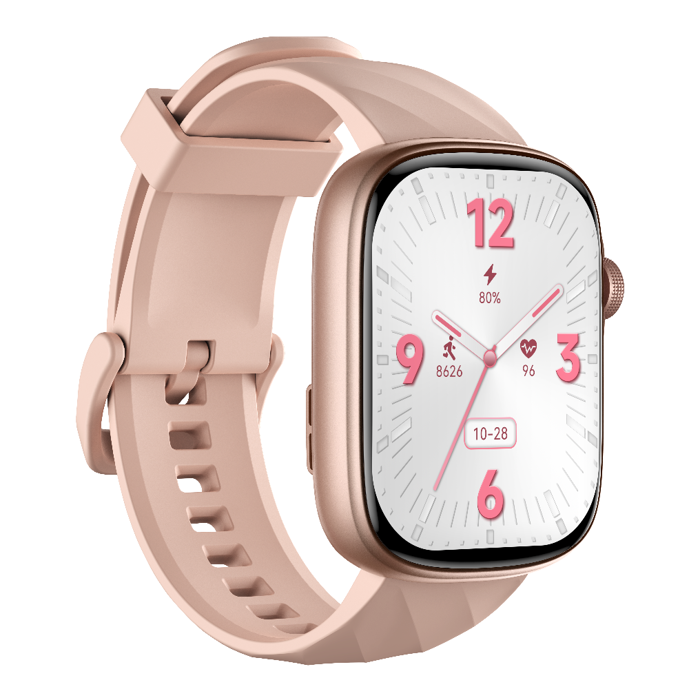 Smart Watch for Women, 1.95'' AMOLED Ultra-Clear Screen Activity Trackers with Heart Rate/Sleep/SpO2 Monitor, Smartwatch for iPhone/Samsung/Android